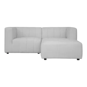 2-Piece Moe'S Home Collection Lyric Nook Oatmeal Modular Sectional