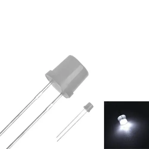 5mm Flat Top Wide Angle DIP LED