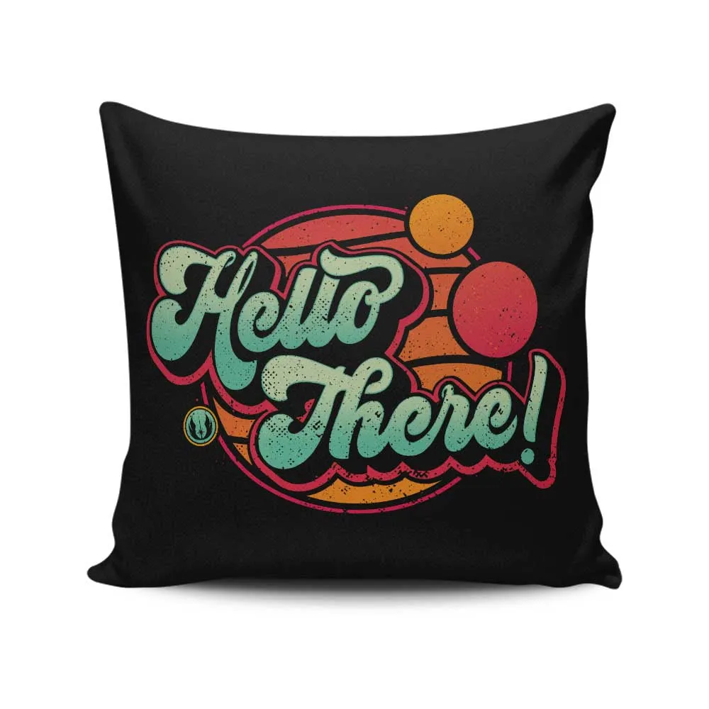 A Bold Greeting - Throw Pillow