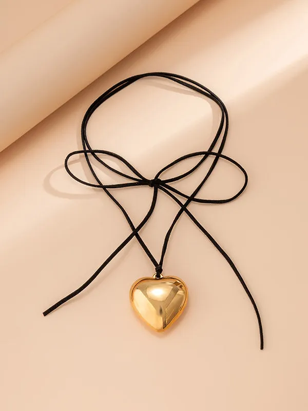 Alloy Heart Shape Necklaces Accessories