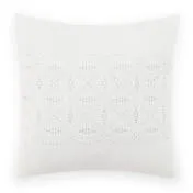 Annabella Ivory Eyelet Decorative Pillow