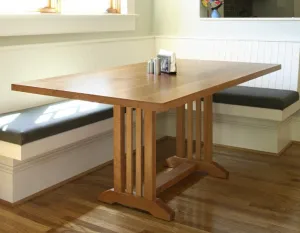 Arts & Crafts Banquette Table