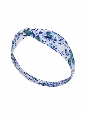 Blue Floral Headbands (set of 2)