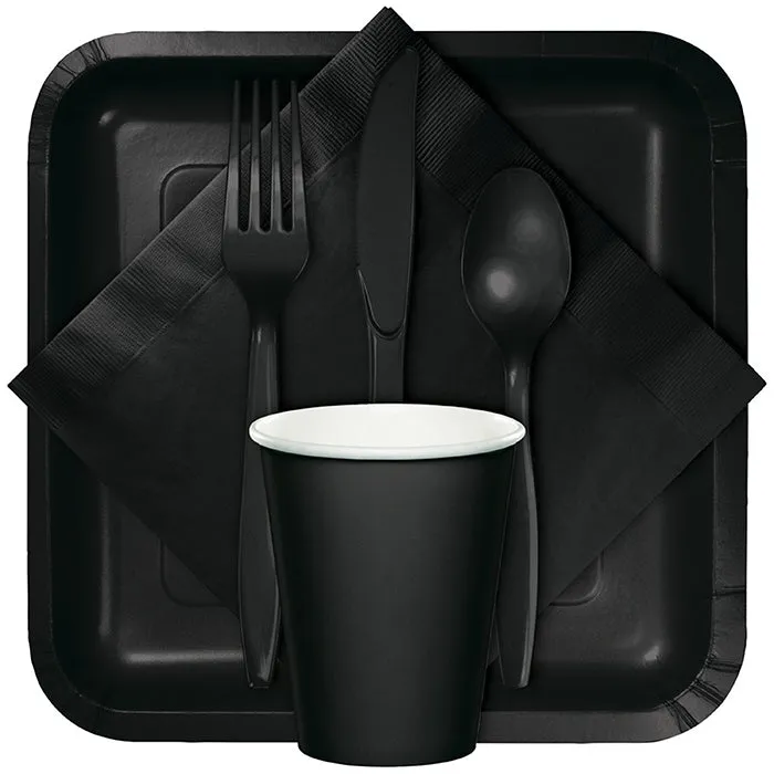 Bulk Black Velvet Assorted Plastic Cutlery (288 per Case)