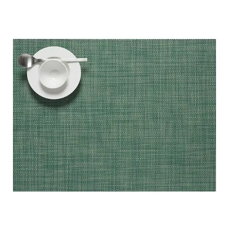 Chilewich Mini Basketweave Rectangle Placemat - Ivy