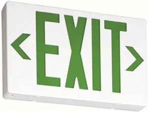 Contractor Select Economy Grade Exit Light Green