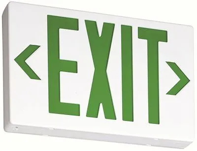 Contractor Select Economy Grade Exit Light Green