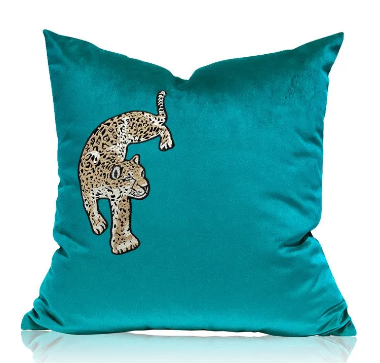 Decorative Pillows for Living Room, Modern Sofa Pillows, Cheetah Decorative Throw Pillows, Contemporary Throw Pillows