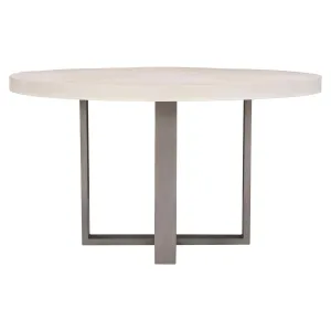 Del Mar Outdoor Dining Table, Bone