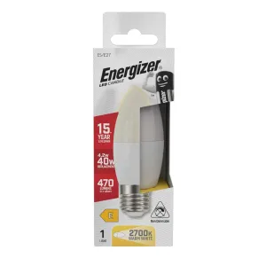 Energizer Led Candle Es / E27 4.2W = Warm White