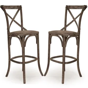 French Cafe Bar Stools - Pair