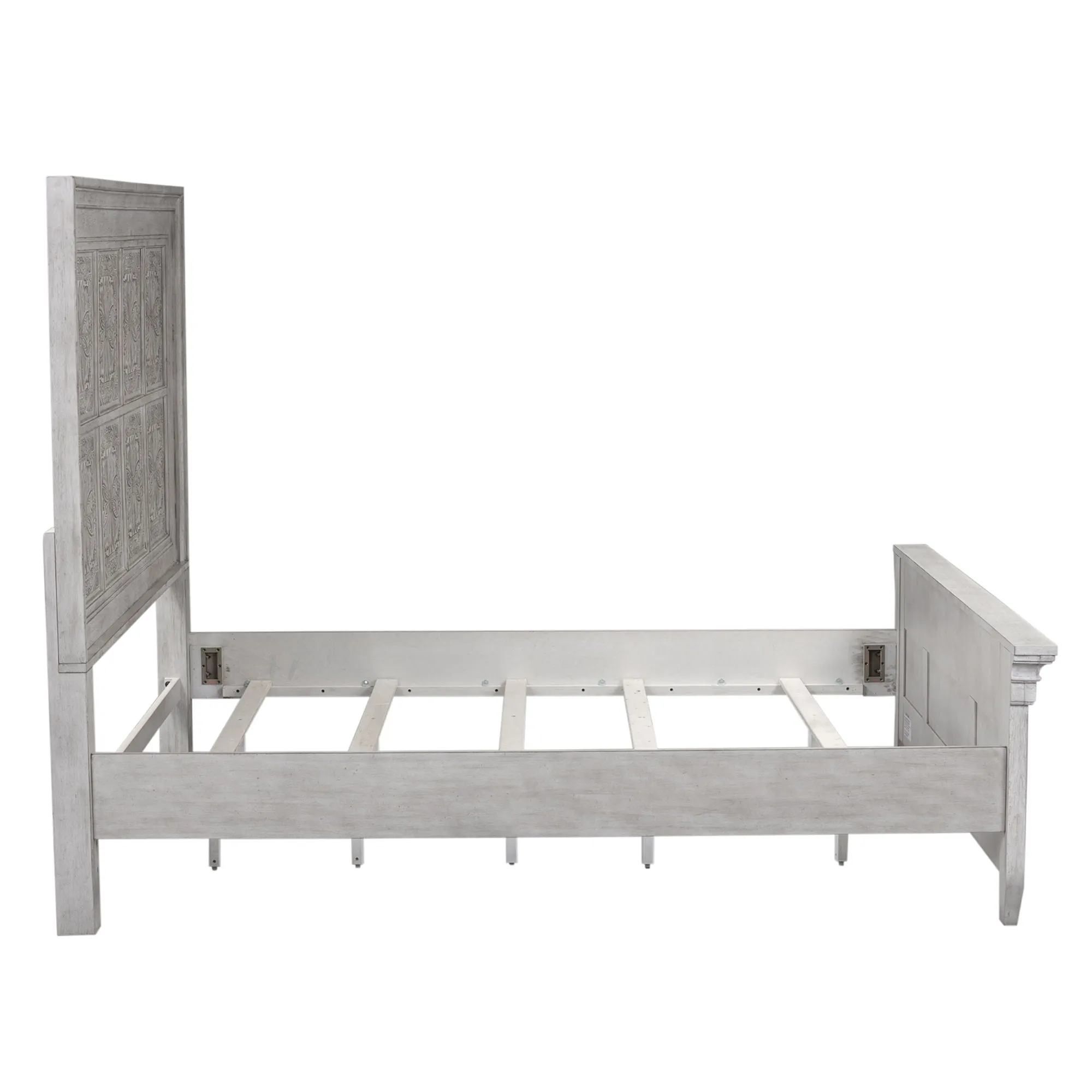 Heartland - King Opt California Panel Bed - White