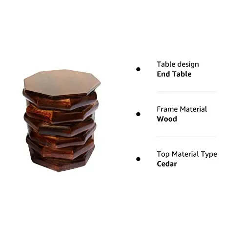 Incredible Hub Wooden Small stools for Living room Plant Stands for Bedroom,Outdoor Footrest,Foot Step Stool,Side Stool,Stool for Sitting,Tea/Coffee/Fruits stool for Kids, Bedroom