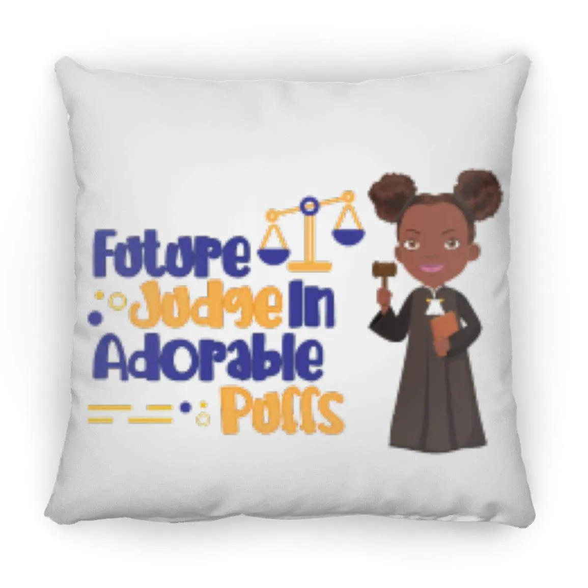 Judge Throw Pillow 16x16