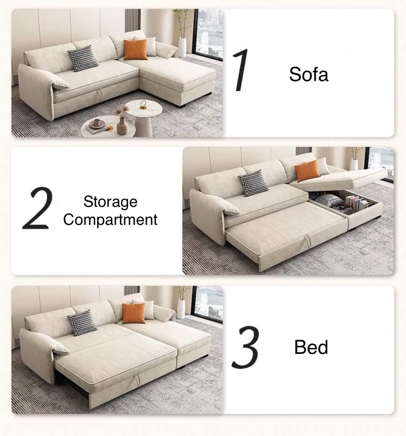 Kanita Scratch Resistant Sofa Bed