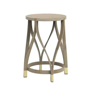 Lotus Large Bamboo Stool