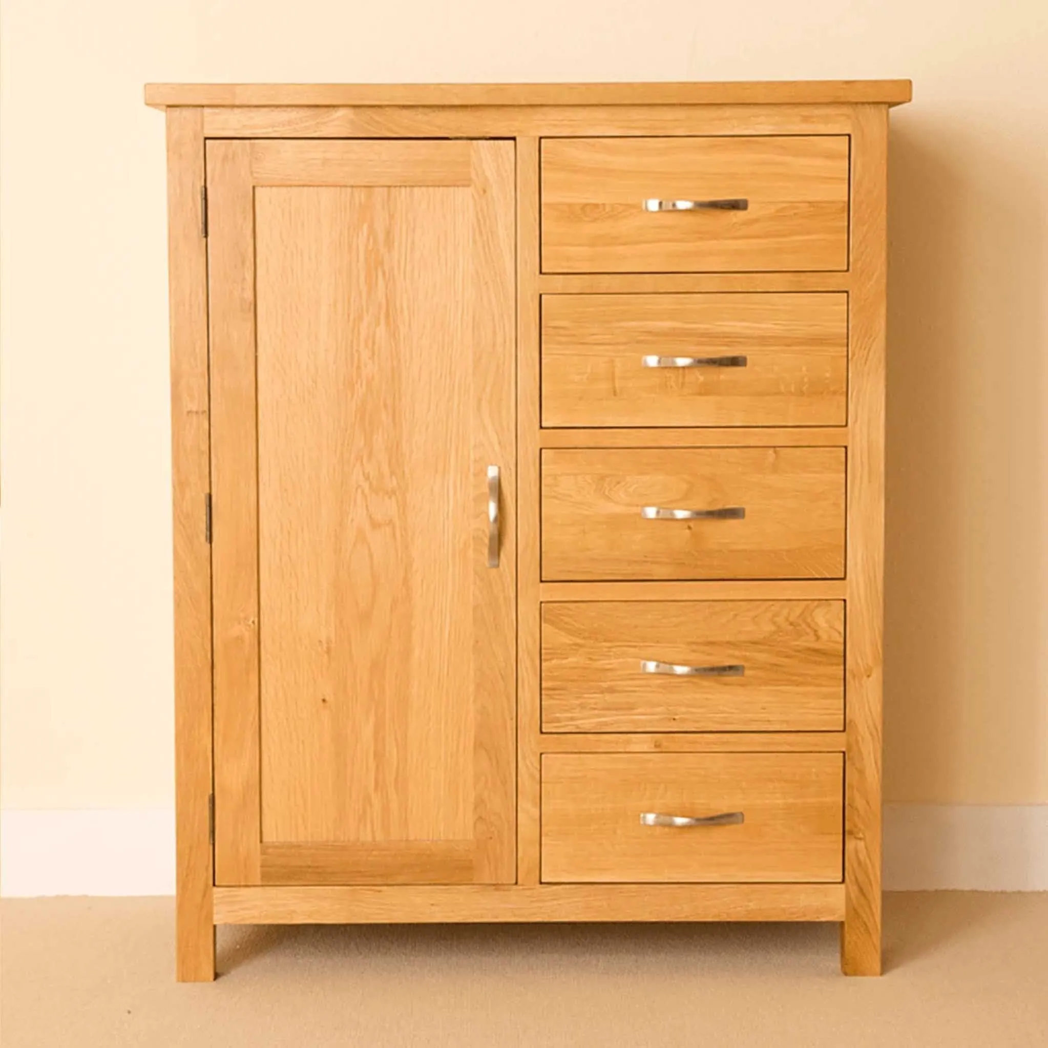 Newlyn Oak Combination Wardrobe