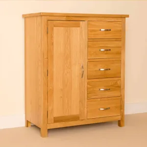 Newlyn Oak Combination Wardrobe