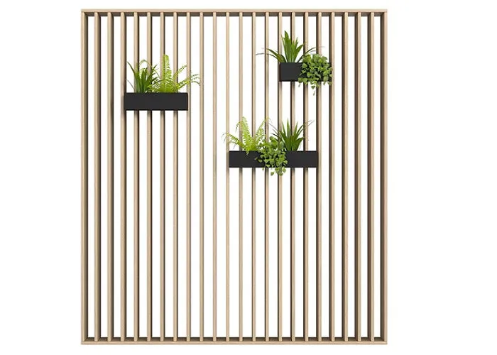 Nufurn Straight Slat Decorative Wall