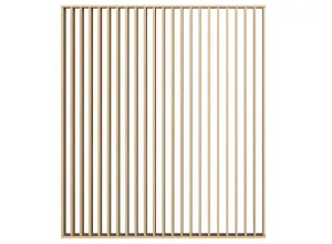 Nufurn Straight Slat Decorative Wall