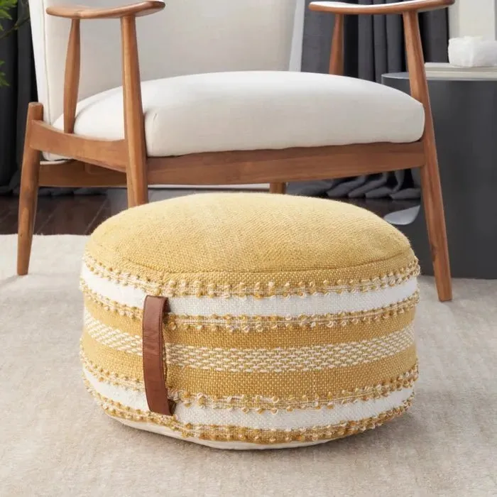 Outdoor Pillow VJ088 Yellow Pouf