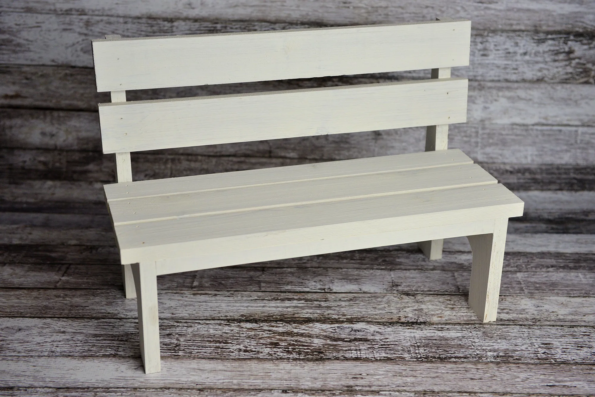 Park Bench - White