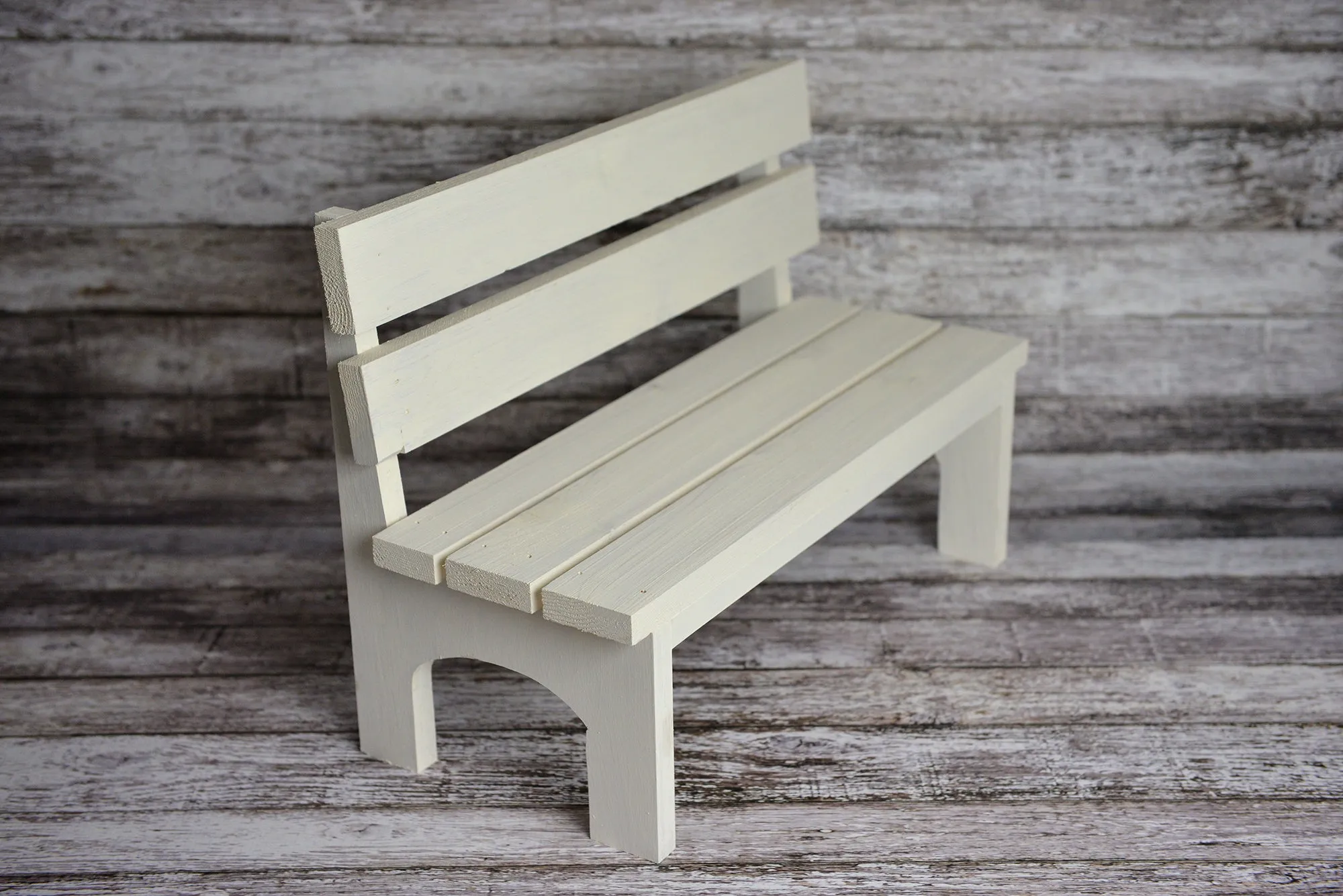 Park Bench - White