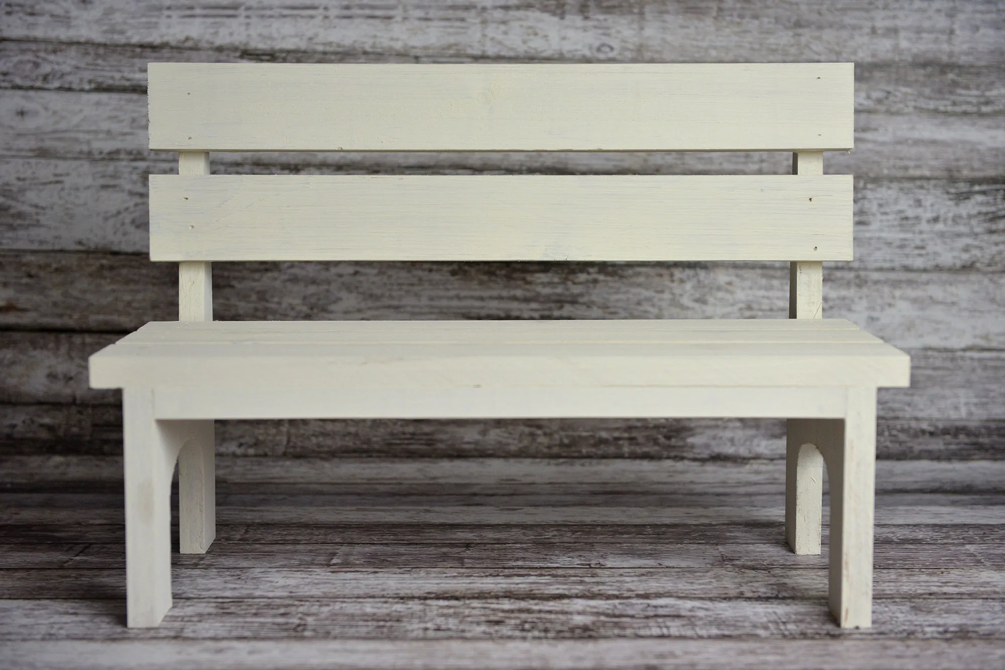 Park Bench - White