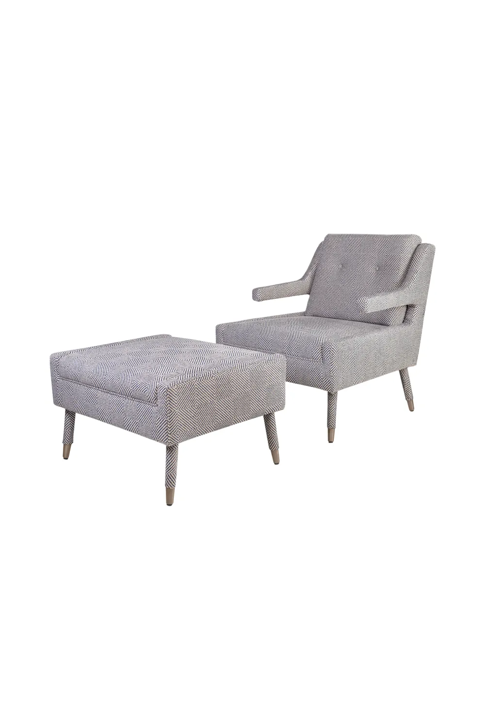 Patterned Modern Lounge Chair | Versmissen Balham