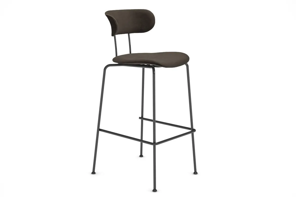 Pedigree Velvet Counter Stool - 760mm Seat Height