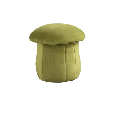 Plush Velvet Mushroom Stool