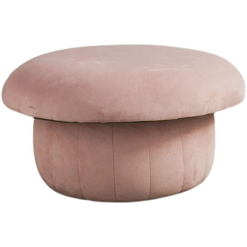 Plush Velvet Mushroom Stool