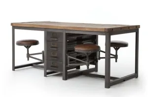 RUPERT RUSTIC WORK TABLE