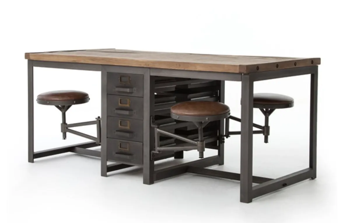 RUPERT RUSTIC WORK TABLE