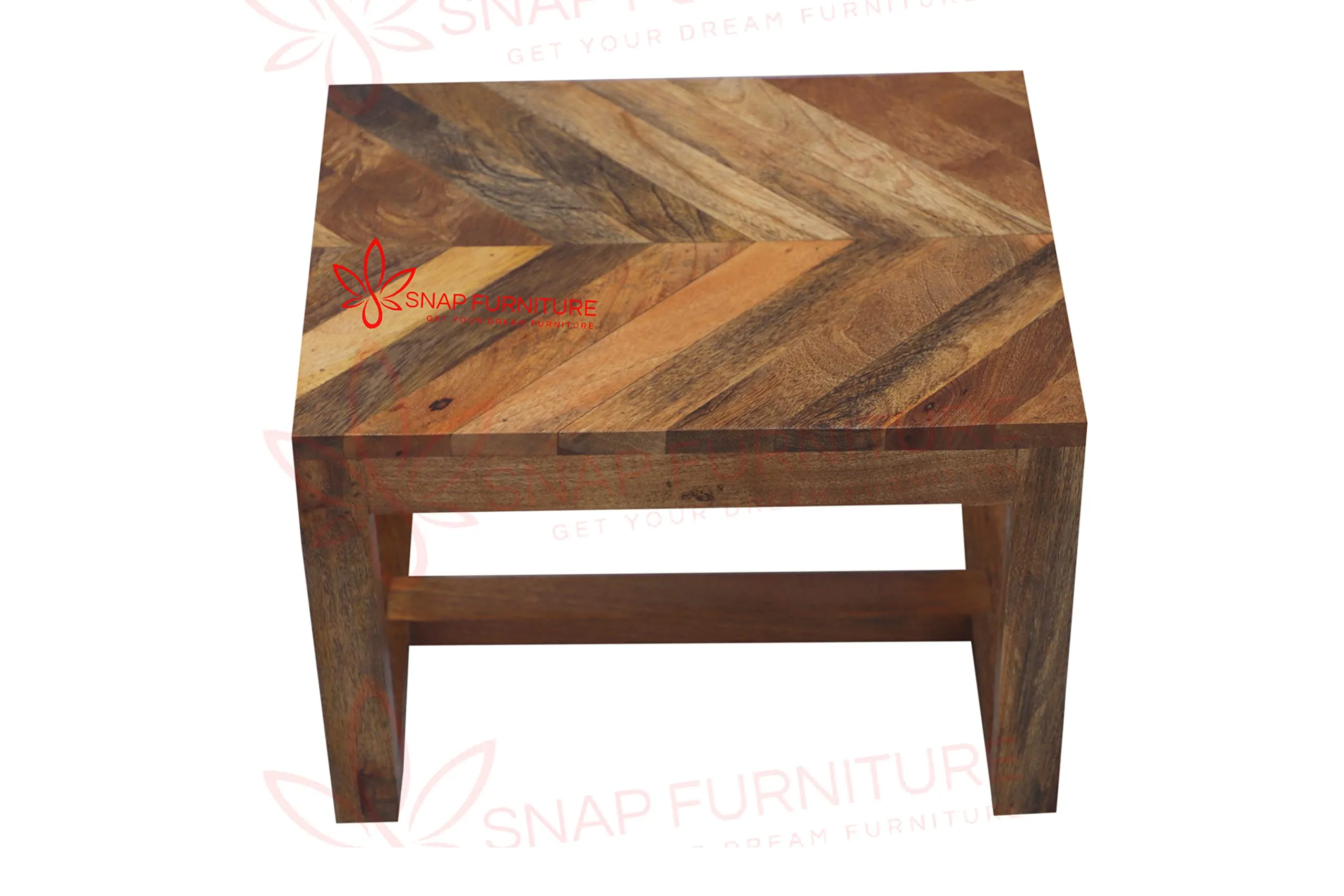 SNAP FURNITURE Solid sheesham Wood Stylish Stool/End Table/Bedside Table/Multi use Table for Home Living Room || (Style-05)