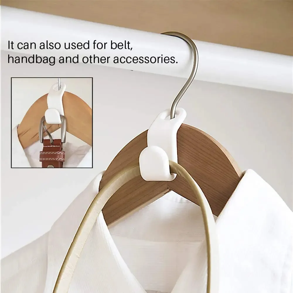 Space-Saving Clothes Hanger Connector