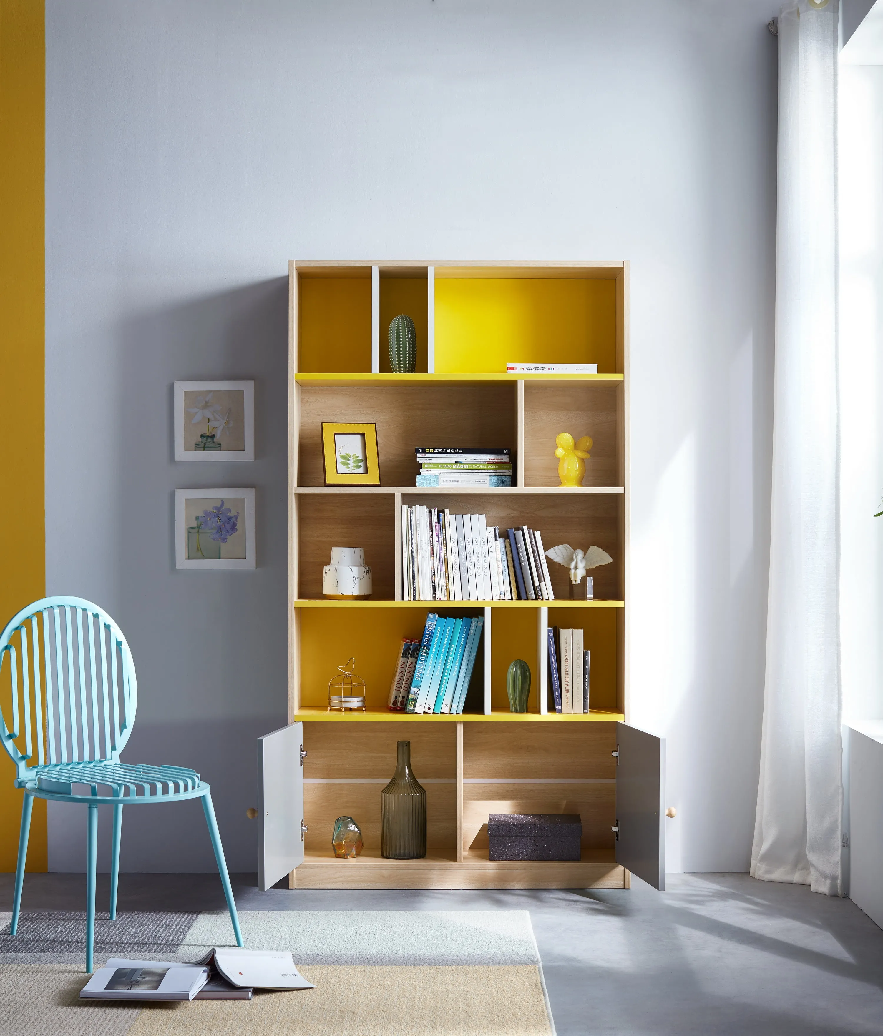 SUNNY Wood Bookshelf