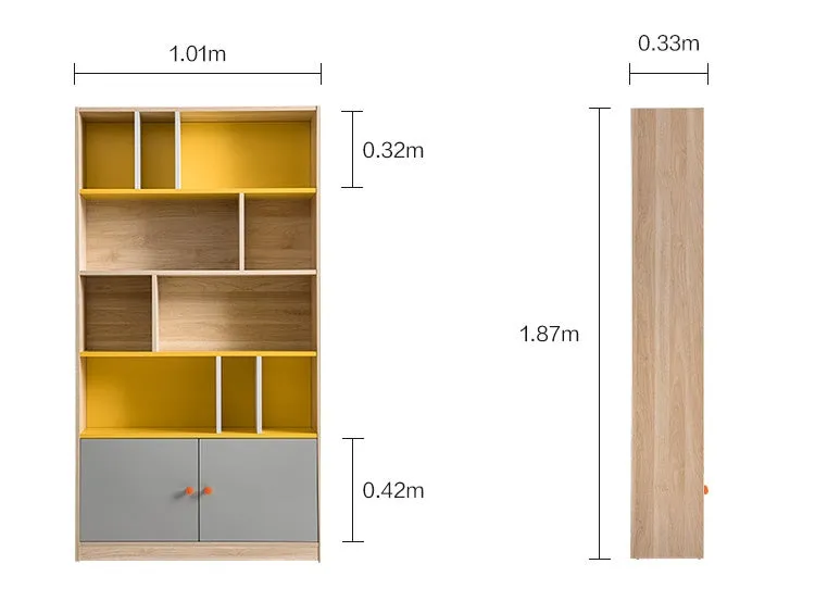 SUNNY Wood Bookshelf