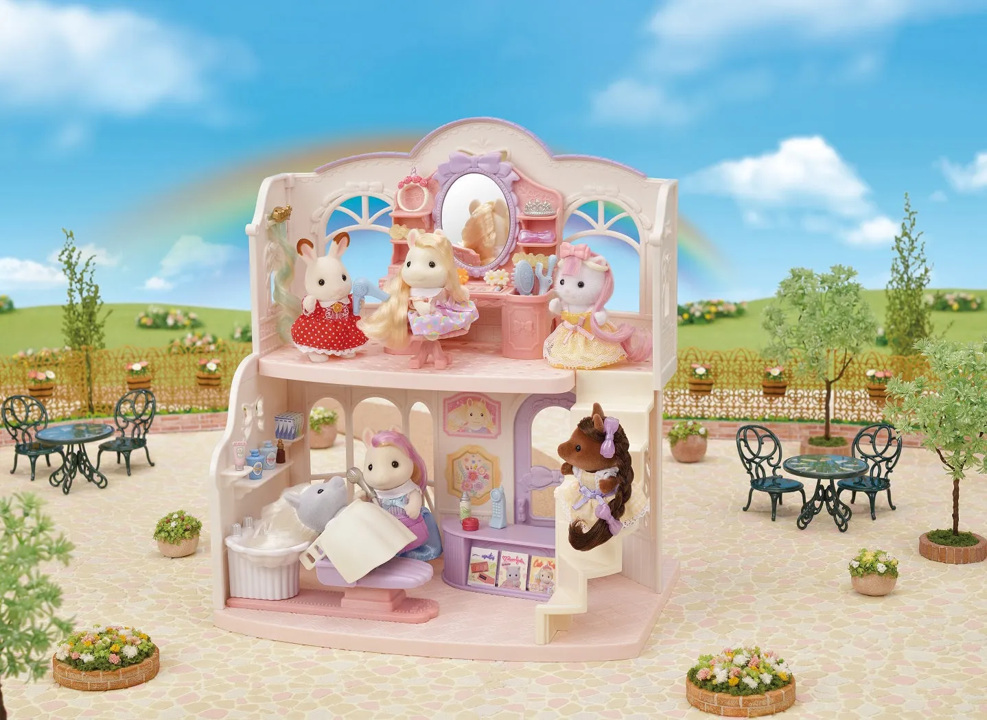 Sylvanian Families Pony's Stylish Hair Salon