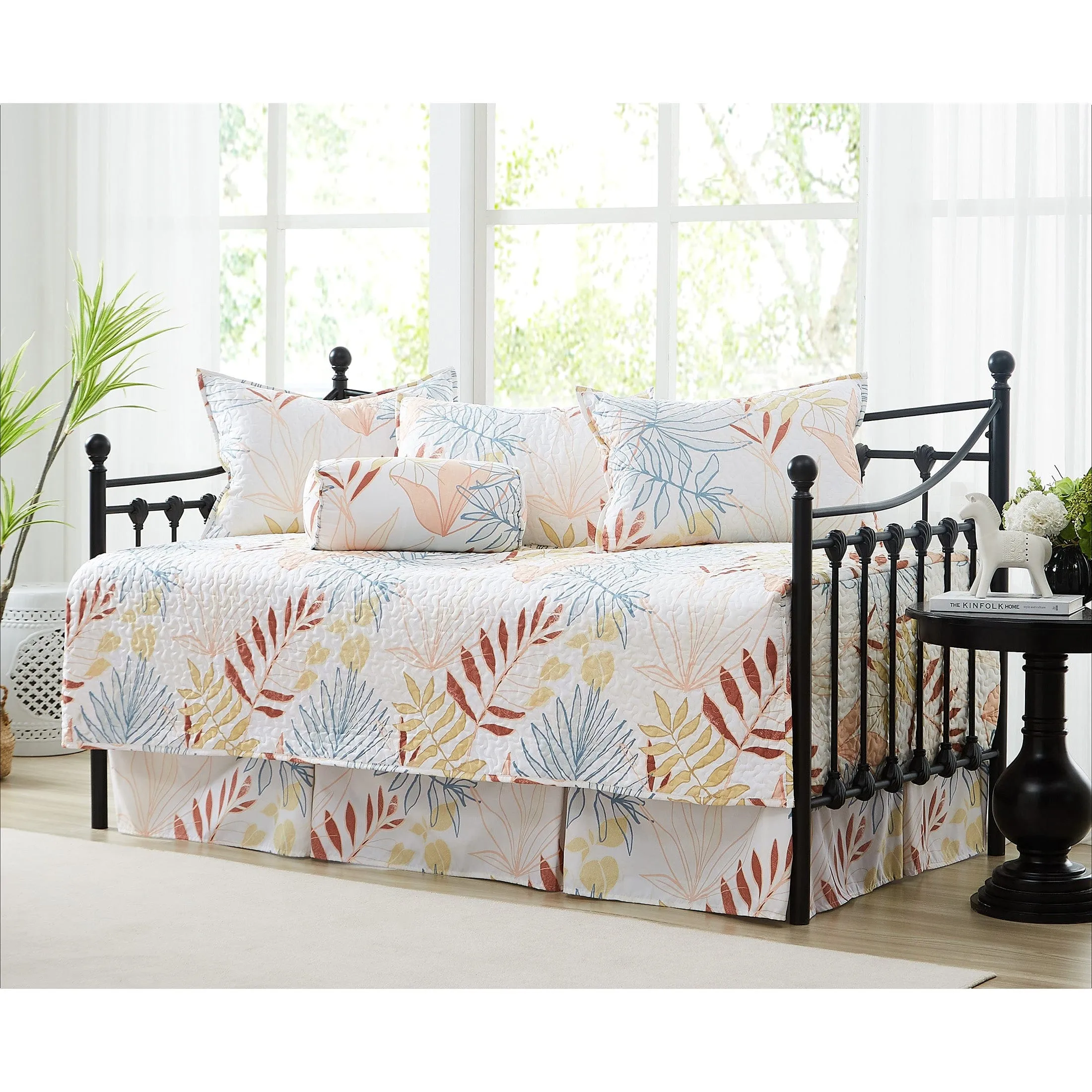 Tropic Leaf 6-Piece Daybed Cover Set