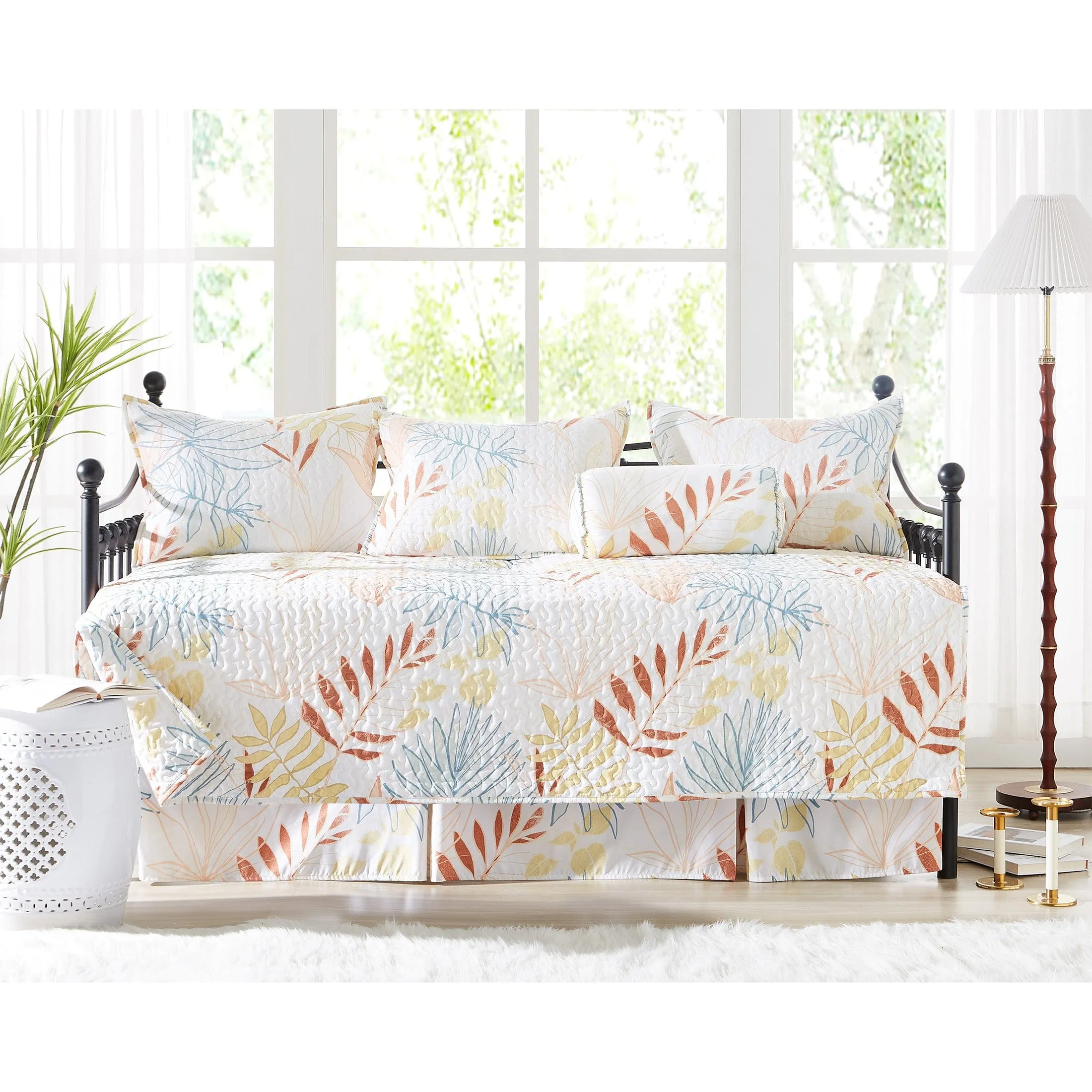 Tropic Leaf 6-Piece Daybed Cover Set