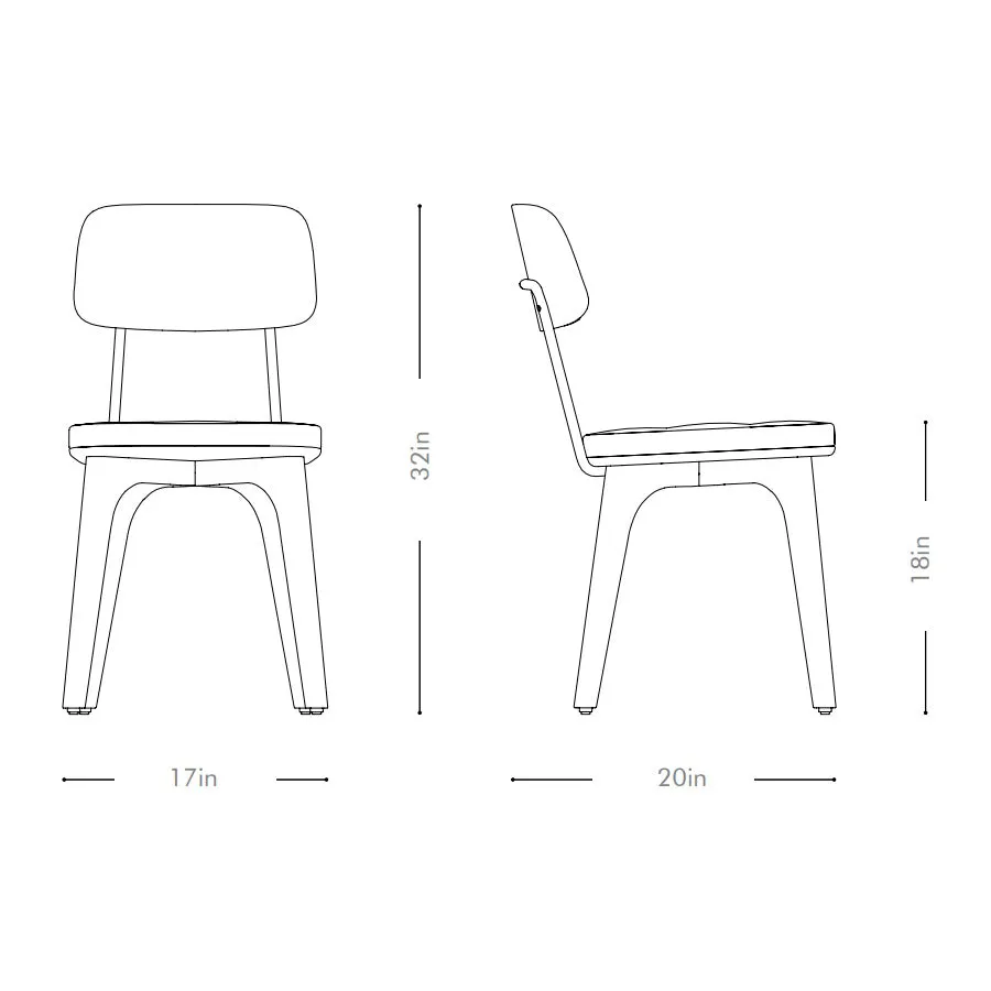 Utility U Dining Chair