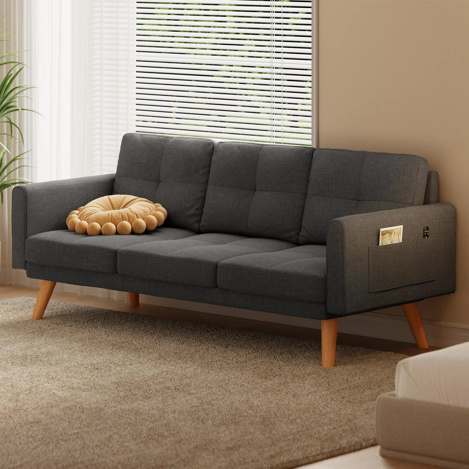 Victure AR80 Sofa Couch with Soft Armrest for Small Space