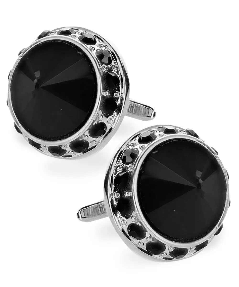 Vittorio Vico Large Bling Colorstone Cufflinks: CL15XX Series