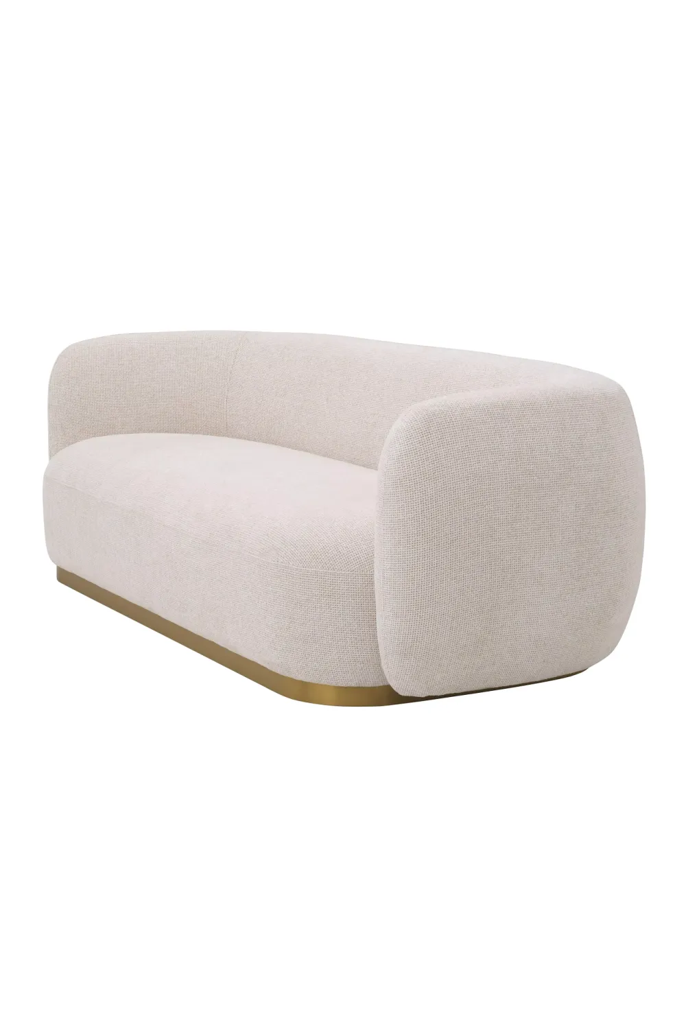 White Curved Sofa | Eichholtz Roxy