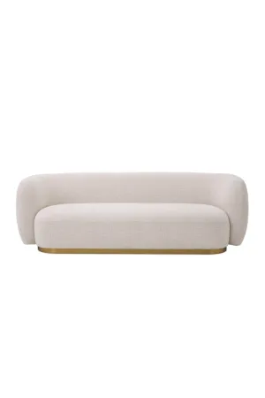 White Curved Sofa | Eichholtz Roxy